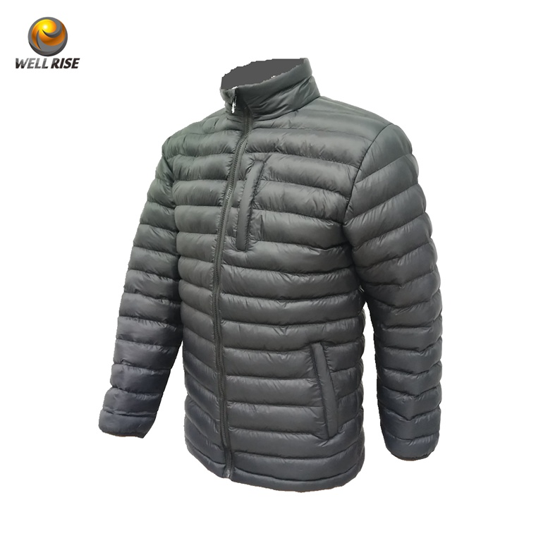High Quality Men's Solid Color basic style padded jacket