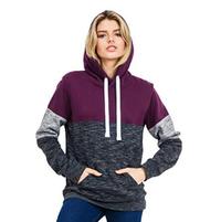 Women's premier pullover hoodie contrast color multiple colors