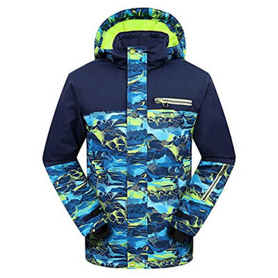 Customise high quality print windproof rain snowboard jacket man ski jacket men winter coats